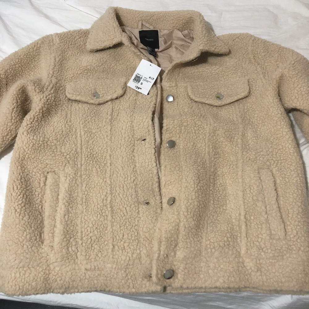 Brand new Sherpa fur jacket